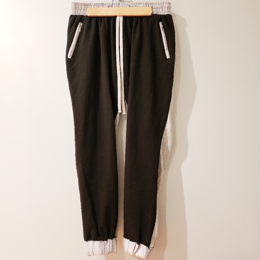 Poof! Black and Silver Jogger